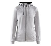 Craft Sportswear Sweatshirt à capuche Adv Unify zippé Gris Femme XS