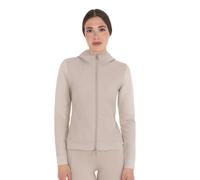 Sweatshirt à capuche femme Equestro Beige L
