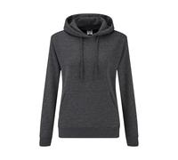 Sweatshirt Ã capuche femme Fruit of the Loom Classic Gris 2XL