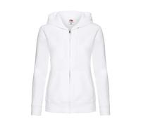 Sweatshirt à capuche femme Fruit of the Loom Premium Blanc S