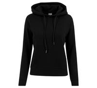 Urban Classics Sweatshirt à capuche femme grandes tailles côtelés Noir 4XL
