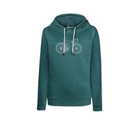 Sweatshirt à capuche femme Greenbomb Bike Classic Chipper Vert L