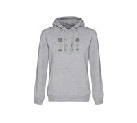 Sweatshirt à capuche femme Greenbomb Bike Mushrooms 2 Chipper Gris XS