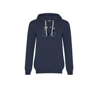 Sweatshirt à capuche femme Greenbomb Bike Seagulls Chipper Bleu XL
