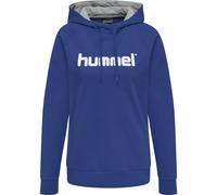 Sweatshirt à capuche femme Hummel Cotton Logo Bleu M