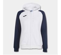 Sweatshirt à capuche femme Joma Academy IV - blanc/bleu marine M