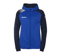 Kempa Handball Ambition 28 Veste à capuche Veste de sport pour femmes et filles avec capuche doublée - polaire à l'intérieur - avec poches zippées
