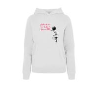 Sweatshirt Ã capuche femme Merchcode Dream Blanc XL