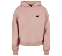 Sweatshirt à capuche femme Merchcode Halloween Cat Rose XL