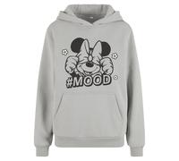 Merchcode Minnie Mouse Mood Fluffy Hoodie Gris S Femme