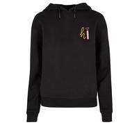 Sweatshirt à capuche femme Merchcode Wording Hi Everyday Noir L