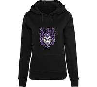 Sweatshirt Ã capuche femme Miss Tee Always On Fire Noir M
