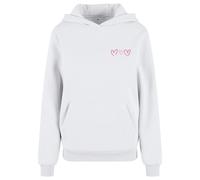 Sweatshirt à capuche femme Miss Tee Always Trust Your Heart Blanc M