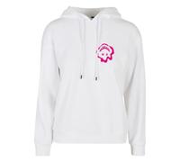 Sweatshirt Ã capuche femme Miss Tee Every Things Nice Blanc XL