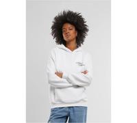 Sweatshirt à capuche femme Miss Tee Give A Damn Blanc L