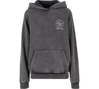 Sweatshirt Ã capuche femme Miss Tee One Line Flowers Gris XS