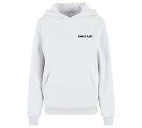 Miss Tee Take It Easy Flowers Hoodie Blanc 3XL Femme