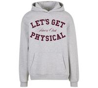 Sweatshirt Ã capuche femme Mister Tee Get Physical Fluffy Gris L