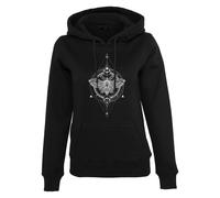 Mister Tee Sweat-shirt à capuche Ladies Moth Noir XS Femme