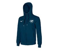 Sweatshirt à capuche femme Mizuno Fullzip Crew Bleu 2XL