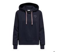 Onlnoli L/S Heart Hood SWT, Bleu Nuit, XS