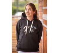 Sweatshirt à capuche femme Pénélope Funny Noir 2XL