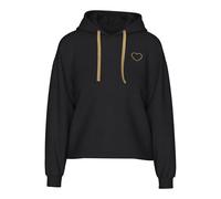 Sweatshirt à capuche femme Pieces Chilli Heart Noir XS