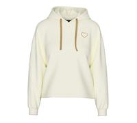 Pieces Femme Pcchilli Ls Heart Hoodie Noos BC Sweatshirt À Capuche, White Pepper, XS EU