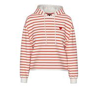 Sweatshirt à capuche femme Pieces Chilli Stripes Blanc S