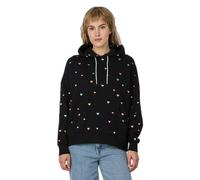 Sweatshirt à capuche femme Ragwear Pirita Hearts Noir XL