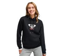 Sweatshirt Ã capuche femme Roxy Surf Stoked Brushed ART Noir S