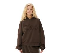 Sweatshirt Ã capuche femme She is Sunday Bronco Marron XS