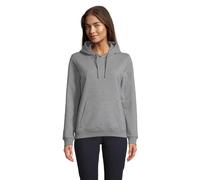 Sweatshirt à capuche femme Sol's Nicholas Gris 3XL