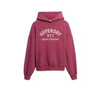 Superdry Athletic Essentials Relaxed Fit Hoodie Rouge L Femme