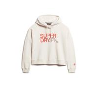 Superdry Sportswear Logo Boxy Hoodie Blanc S Femme