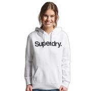 Sweatshirt à capuche femme Superdry Core Logo Blanc XS