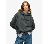 Sweatshirt à capuche femme Superdry Emb Core Bleu S