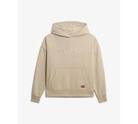 Sweatshirt à capuche femme Superdry Emb Core Gris XS