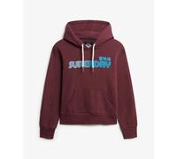 Sweatshirt à capuche femme Superdry Faded Core Violet L