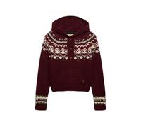 Sweatshirt à capuche femme Superdry Fairisle Rouge L