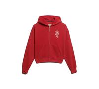 Superdry Heritage Hamptons Full Zip Sweatshirt Rouge S Femme