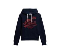 Sweatshirt Ã capuche femme Superdry High Flyers Bleu XS