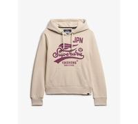 Sweatshirt Ã capuche femme Superdry High Flyers Gris L