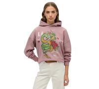 Sweatshirt Ã capuche femme Superdry Neo Trad Tattoo Violet L