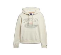 Sweatshirt à capuche femme Superdry Retro Outdoor Rlxd Blanc S