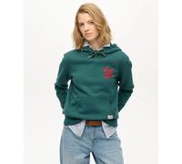 Superdry Neon Hoodie Vert XS Femme