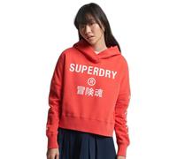 Sweatshirt à capuche femme Superdry Sport Orange 42