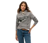 Superdry Super Athletics Hoodie Gris M Femme