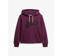 Superdry Super Athletics Hoodie Violet L Femme