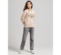 Superdry Vintage Boho Graphic Hoodie Beige XS Femme